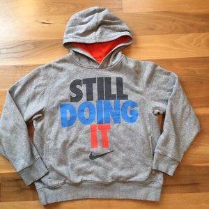 Nike Boys Hooded Sweatshirt Hoodie Large